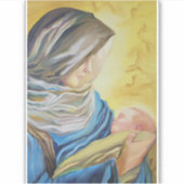 ベビー・イエスを抱く沈黙の女神 シール (正面)