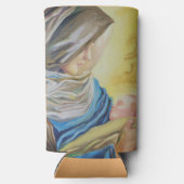 ベビー・イエスを抱く沈黙の女神 スリム缶クーラー (裏面)