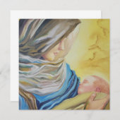 ベビー・イエスを抱く沈黙の女神 セーブザデート (正面/裏面)