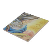 ベビー・イエスを抱く沈黙の女神 タイル (側面)