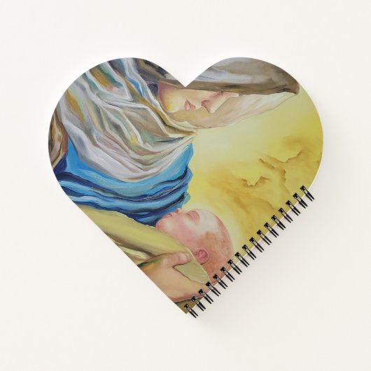 ベビー・イエスを抱く沈黙の女神 ノートブック (裏面)