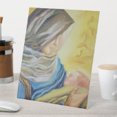 ベビー・イエスを抱く沈黙の女神 台座サイン (インサイチュ)