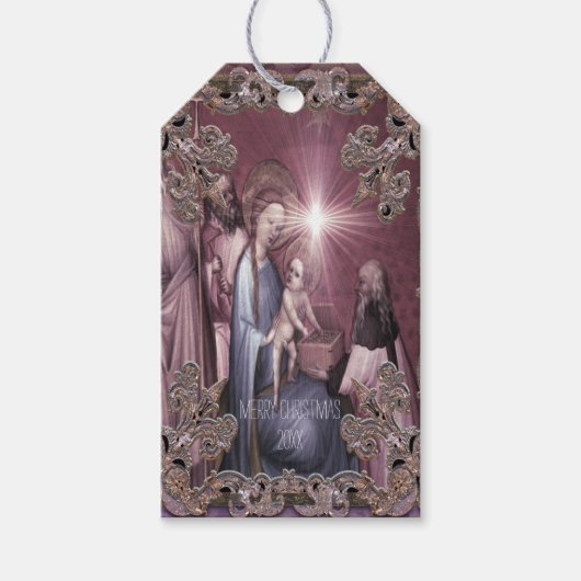 ベビー・イエス・ギフトの持ち込み ギフトタグ (正面)