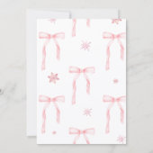 ベビー イッツ コールド アウトサイド インビテーション, ベビー シャワー 招待状 (裏面)