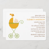 ベビー·イン·ベビー·イン·ベビー·ベビー·シャワー 招待状 (正面/裏面)