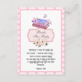 ベビー – エンクロージャカードピンクヴィンテージ用の帳簿 エンクロージャーカード (正面)