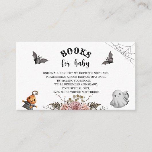 ベビー・エンクロージャー・カード用の赤ちゃんシャワー・ブック エンクロージャーカード (正面)