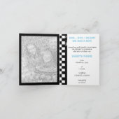 ベビー·オイ·アナウンス（失礼な少年） 案内状 (内部)