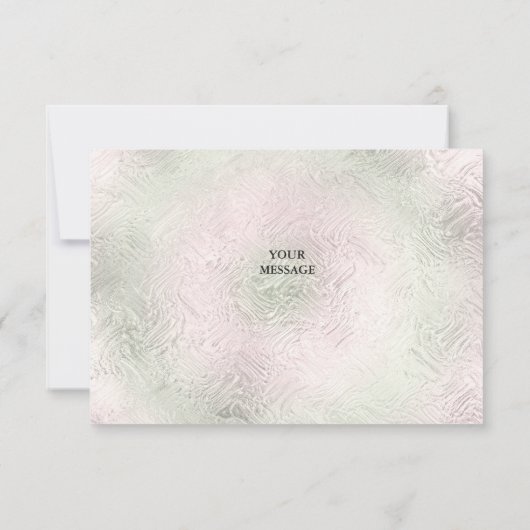 ベビー カエル 感謝カード (裏面)