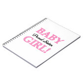 ベビー・ガール・誇りを持ったシスター・ギフト ノートブック (左側)