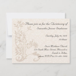 ベビー《キリスト教》洗礼式や命名式招待状 招待状