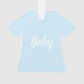 「ベビー」クリスマス オーナメント (裏面)