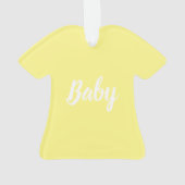 「ベビー」クリスマス オーナメント (裏面)