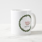 ベビー(ケリー)第1回クリスマスのカスタマイズ可能 ジャンボコーヒーマグカップ (正面右)