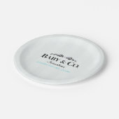 ベビー&コー Sip and See ペーパープレート (アングル)