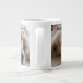 ベビー、ゴールデンレトリバー ジャンボコーヒーマグカップ (裏面)