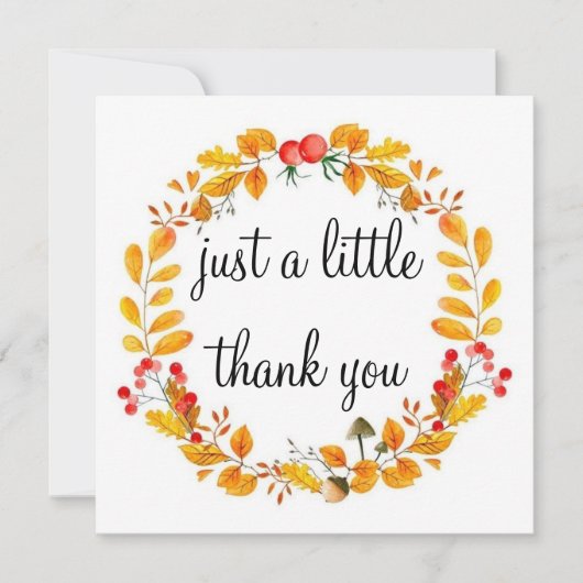 ベビー サンクス カード (正面)