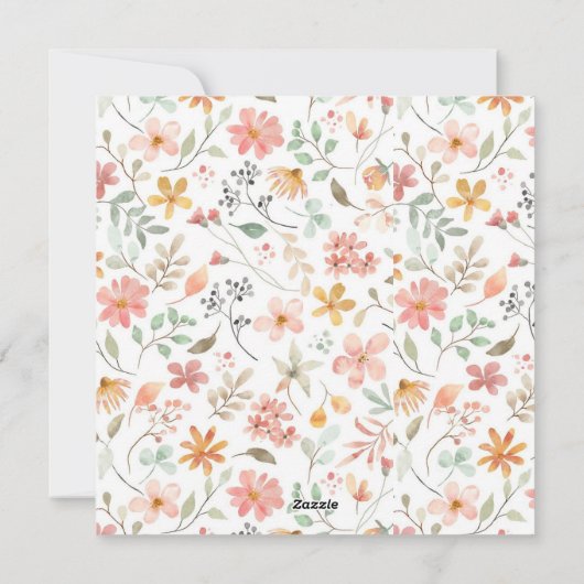 ベビー サンクス カード (裏面)