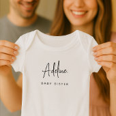 ベビー シスター カスタム ネーム ニュー ベビーボディスーツ