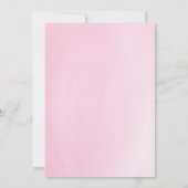 ベビー·シャワー·パレードによるピンク·金ゴールド検疫ドライブ サンキューカード (裏面)