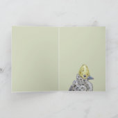 ベビー・シーガル・カードを膨らませる カード (内部)