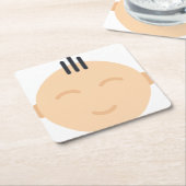 ベビー スクエアペーパーコースター (アングル)