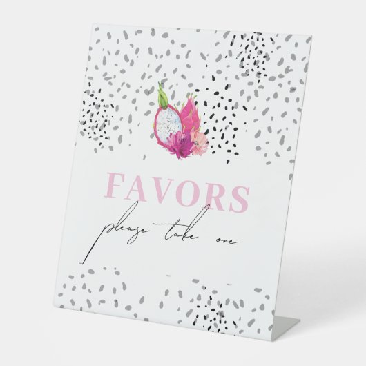 ベビー スプリンクル ピタヤ ドラゴンフルーツ テーブル サイン (正面)