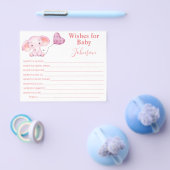 ベビー |ゾウベビー |赤ちゃんシャワーカード チラシ (シングル)