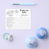 ベビー |ゾウベビー |赤ちゃんシャワーカード チラシ (シングル)