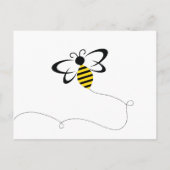 ベビー・トゥ・ビーの赤ちゃんシャワー願いゲーム インビテーションポストカード (裏面)