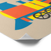 ベビー トレイン プリント (角)