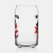 ベビー・ドラゴンスマイルの警官の衣装！ ガラス缶 (左)