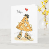 ベビー、ハッピーカード カード (黄色い花)