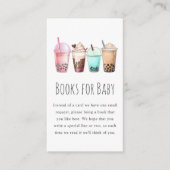 ベビー | バブルティーボバベビーシャワー エンクロージャーカード (正面)