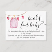 ベビー |バレンタインデーの赤ちゃんシャワー エンクロージャーカード (正面)