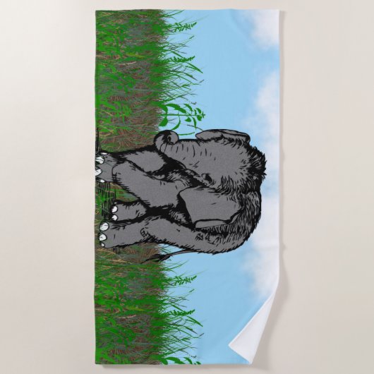 ベビー ビーチタオル (正面)