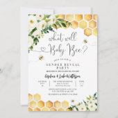ベビー・ビー・ジェンダーがパーティーを明らかにする 招待状 (正面)