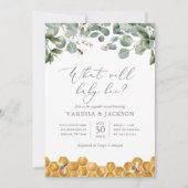 ベビー・ビー・ジェンダーがパーティーを明らかにする 招待状 (正面)