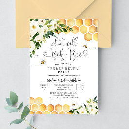 ベビー・ビー・ジェンダーがパーティーを明らかにする 招待状