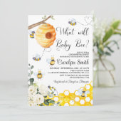 ベビー・ビー・ジェンダーがパーティーを明らかにする 招待状 (スタンド正面)