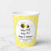 ベビー・ビー・ジェンダーがパーティーを明らかにする 紙コップ (裏面)