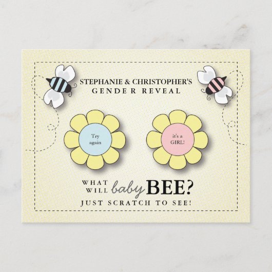 ベビー・ビー・ジェンダーがフリスクラッチャーのゲームポストを公開 ポストカード (正面)