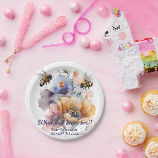 ベビー・ビー・ジェンダーが明らかにするもの ペーパープレート (パーティー)