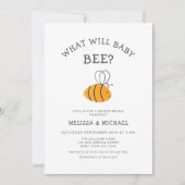 ベビー・ビー・ジェンダーが明らかにするもの 招待状 (正面)