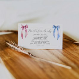 ベビー ピンク ブルー シャワーブック 赤ちゃんのために エンクロージャーカード