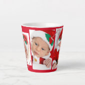 ベビー、ファミリー写真とキャンディーケーン， ZYPI カフェラテマグ (正面)