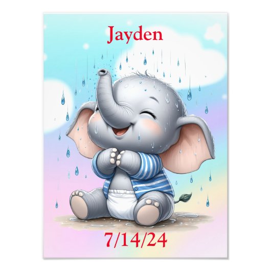 ベビー フォトプリント            (正面)