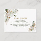 ベビー、ブックリクエスト、Boho Baby Shower Enc エンクロージャーカード (正面)