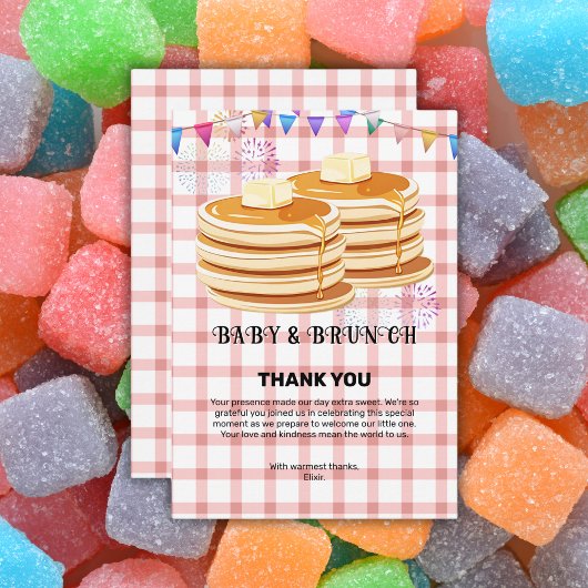 ベビー&ブランチフェスティバルスフレベビーシャワー サンキューカード