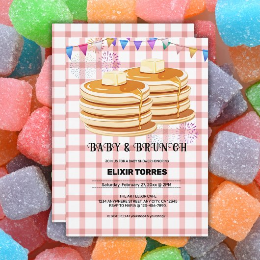 ベビー&ブランチフェスティバルスフレベビーシャワー 招待状